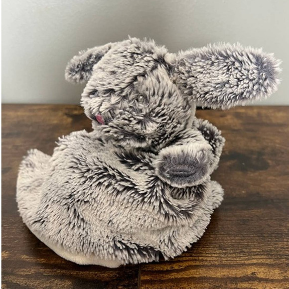 Animal Adventure Grey Bunny with Cream Underlay Lovey‎ - Picture 3 of 5